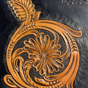 1 Flower Sheridan Tooling Pattern #122