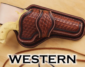 Colt Python 4.25" Western Paddle Holster Muster Digitaler Download