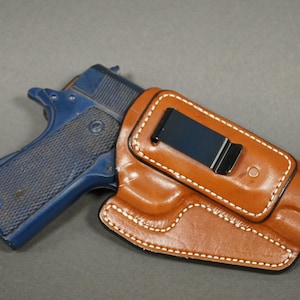 IWB Holster Pattern for 1911 4.25-Inch, One-Clip Leather PDF Download