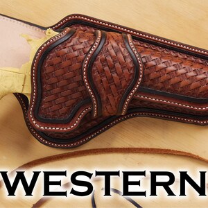 Patrón de funda para pistola Colt Python de 4,25 pulgadas, estilo western, con pala (descarga en PDF)