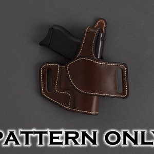 Glock G-42 OWB LVL 2 Holster Pattern - Download and Create Your Own High-Quality Holster