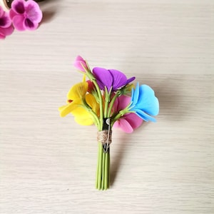 Pansies brooch, Accessories, handmade image 5