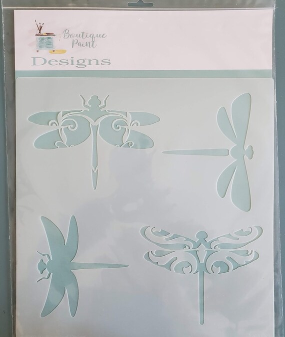 Dragonflies Stencil - Etsy
