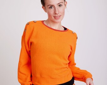 Pullover Button! Orange BeeBee