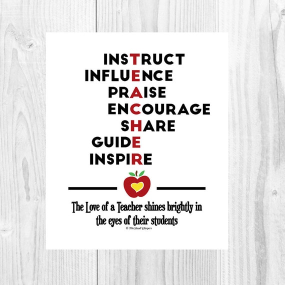 Teacher Appreciation Teacher Thank You Gift Christian Etsy