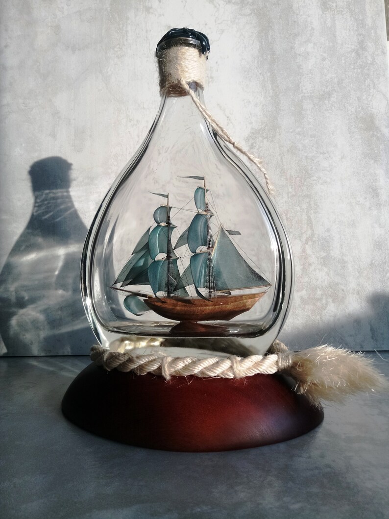 Barco en una botella Regalo para su decoración de la | Etsy