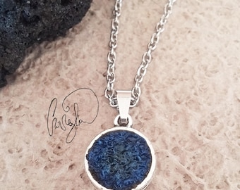 Collana Pietra Naturale Collana Unisex In Ossidiana Nera Collana Pietra Naturale Collana Unisex In Ossidiana Nera