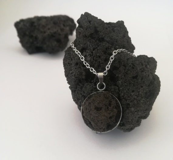 Aromatherapy Essential Oil Diffuser Necklace, Lava Stone Necklace, Anx -  Lily Daily Boutique