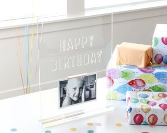 Happy Birthday Acrylic Sign