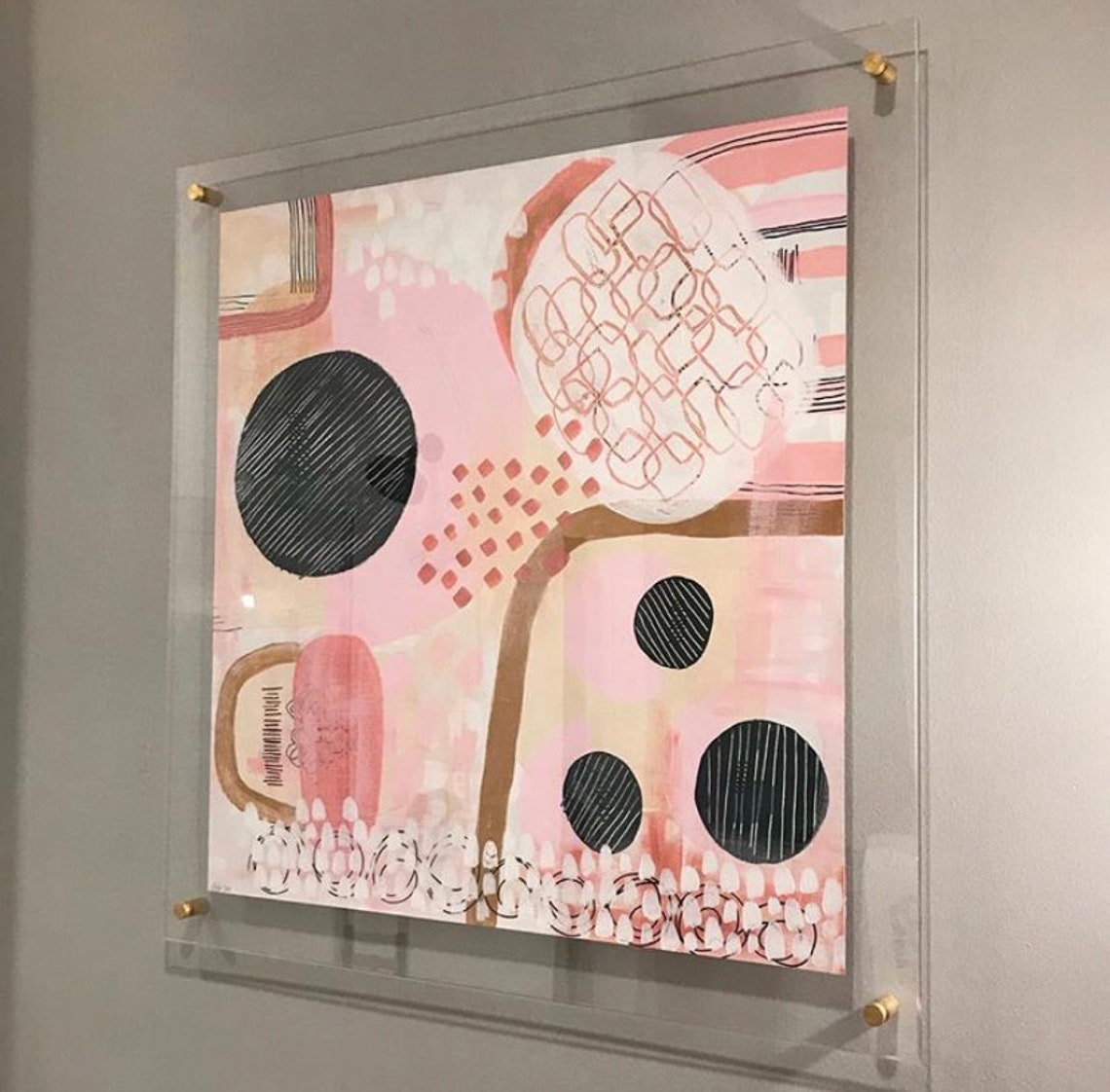 Medium Square 1217 Acrylic Frame Etsy