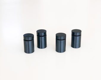 LARGE Matte Black standoff bolts