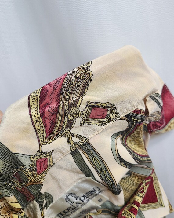 Vintage Silk Blouse/ Fiorella Rubino / Free Shipp… - image 7