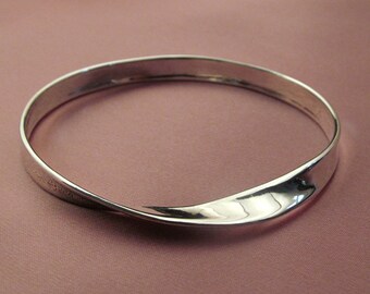 Georg Jensen “mobius” Bangle, # 206 by Vivianna Torun - Etsy