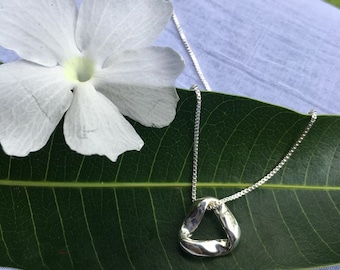 Mobius Silver SMALL Pendant, Mobius Strip Charm, Women/Men Infinity, Spiritual, Yoga, Love, Life Symbol, Minimalist, Custom Engraving