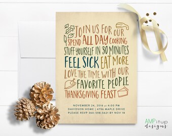 thanksgiving invite etsy
