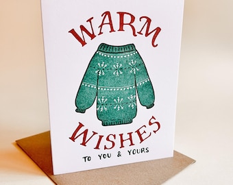 "Sehr schöne Weihnachtskarte ""Süsse Weihnachtskarte""."
