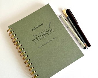 The Sketchbook, Letterpress Sketchbook, Blank Sketchbook