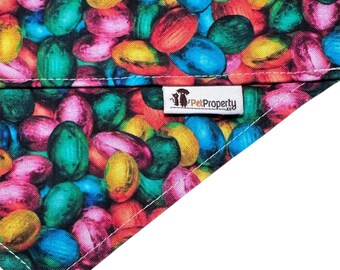 Over the Collar Pet Bandana - Easter Eggs