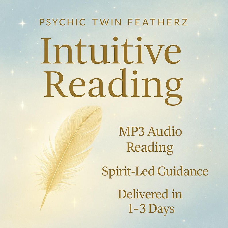 3-Question Intuitive Reading | Personal Spiritual Guidance | Digital MP3 Voice Message image 1