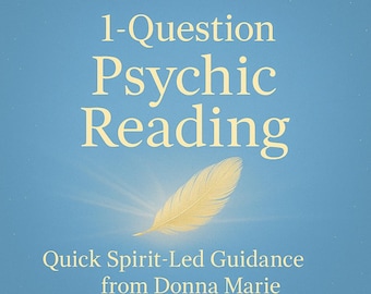 Mini Psychic Reading – 1 Question / 5 Minutes | Fast, Insightful Answers from Spirit