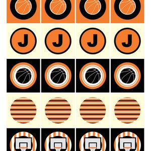 Basketball Printable Party Package- Birthday Collection- Fully Editable ...