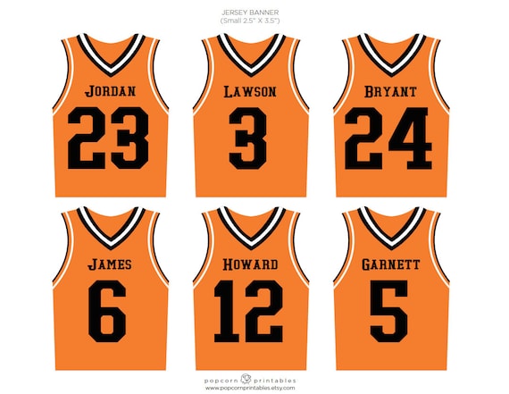 Basketball Jersey Banner Sports Game Instant Download Pdf Etsy