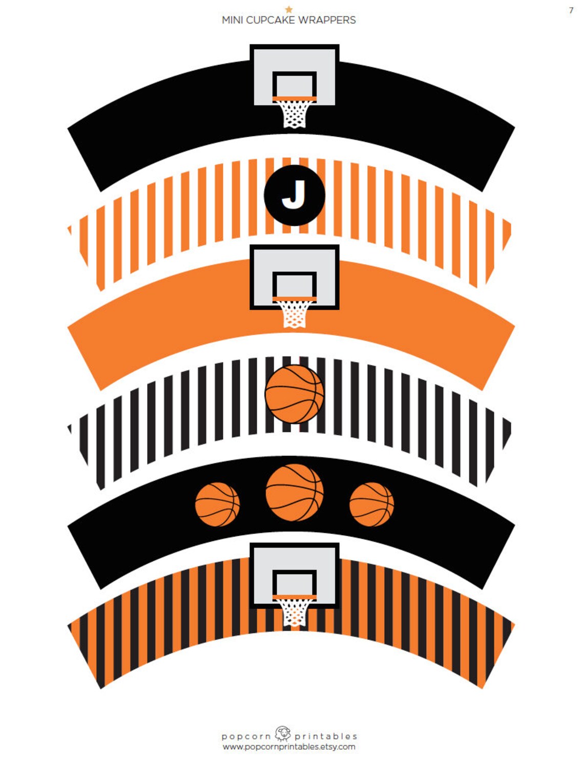 Basketball Printable Party Package Birthday Collection Fully - Etsy