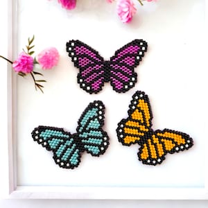 Brick Stitch Butterfly Pattern, Peyote Stitch Butterfly Pattern,Instant Download PDF, Digital file pdf, Beaded Butterfly, Seed Beads Pattern