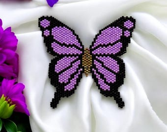 Brick Stitch und Peyoute Stitch Schmetterling Muster,Brick Stitch Pattern, Sofortiger Download PDF,Digitale Datei pdf,Schmetterling