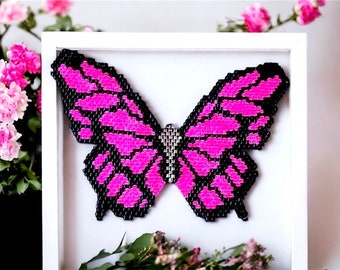 Brick Stitch Butterfly Pattern,Brick Stitch Pattern,Instant Download PDF,Digital file pdf,Brick Stitch PDF Pattern,Beaded Butterfly,Pattern