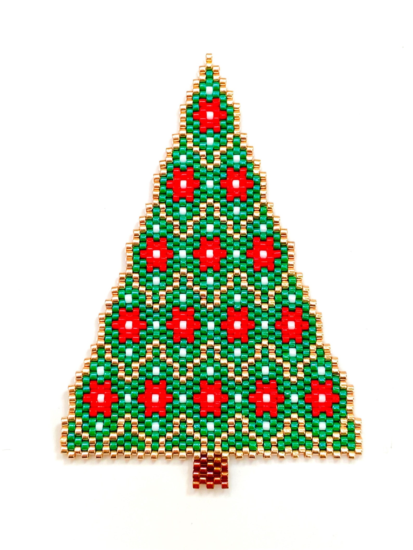 Brick and Peyote Stitch Pattern Beading Pattern Instant Etsy