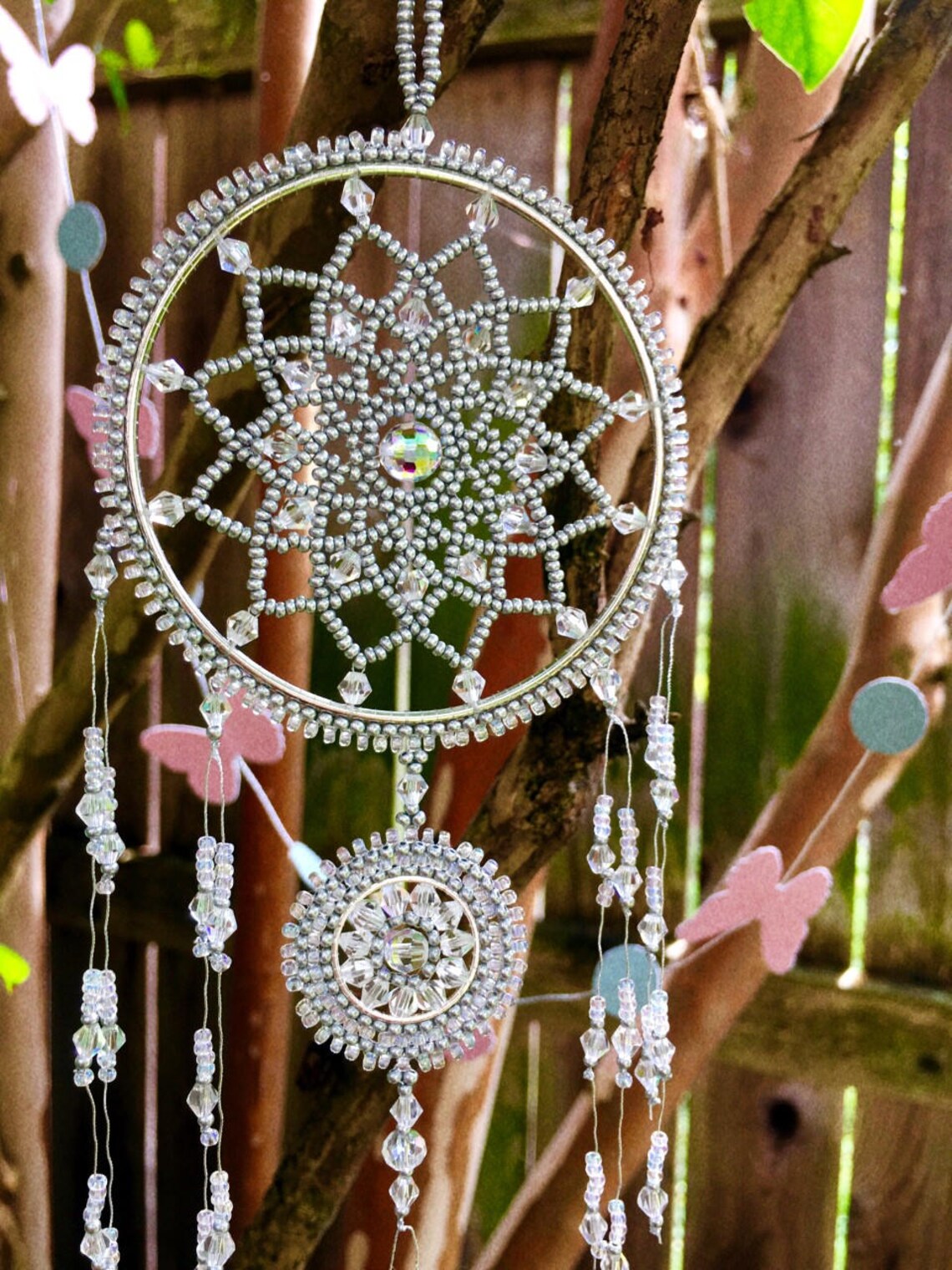 Beaded dream catcherHandmade DreamCatcherDreamcatcherWall Etsy