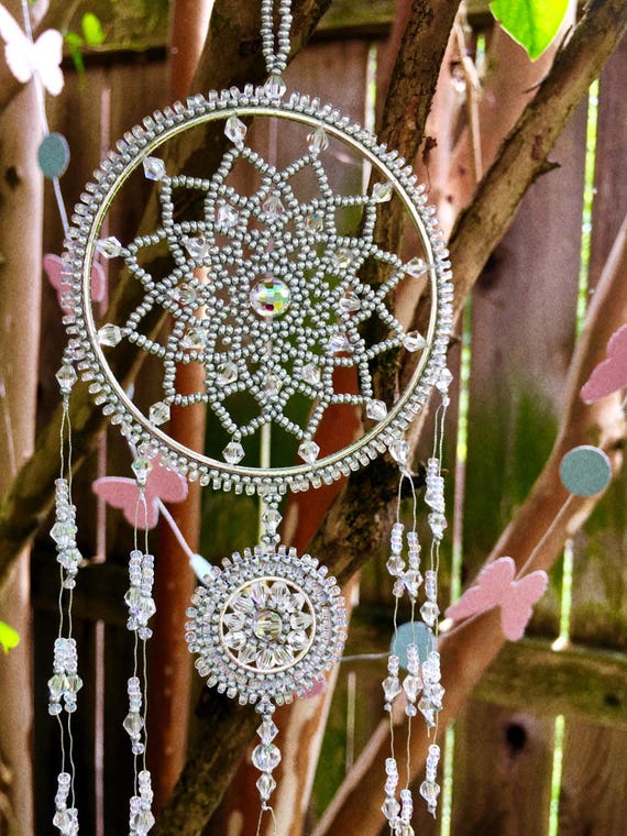 Beaded dream catcherHandmade DreamCatcherDreamcatcherWall Etsy
