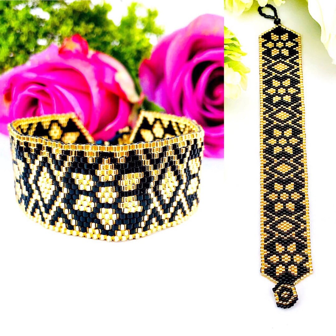 Peyote Stitch Patterns, Bracelet Peyote Stitch Pattern,instant Download ...