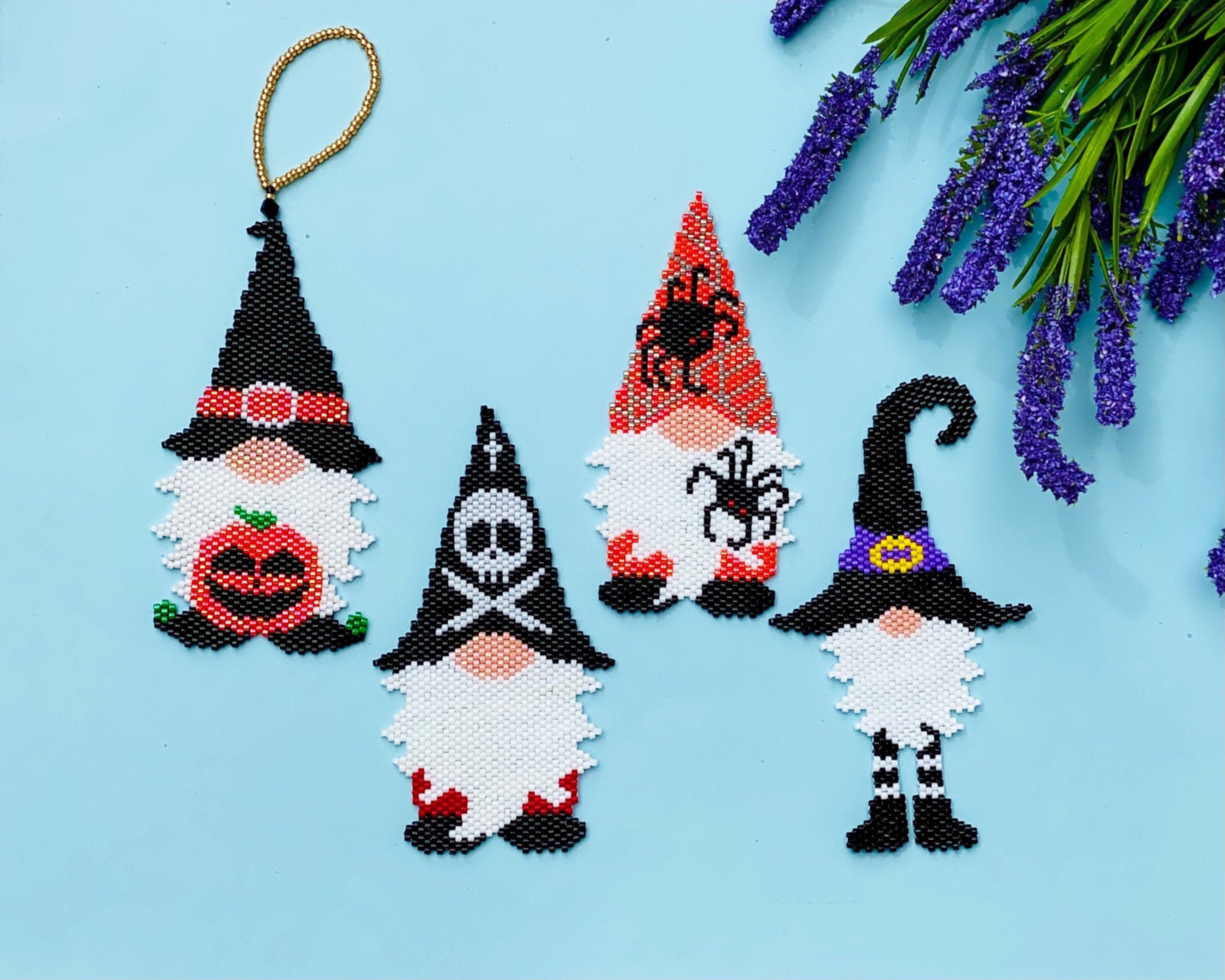 Beads with Bead Pen Kit - Spooky Pumpkin Patch Ghost Gnome with Silver –  Goody Beads