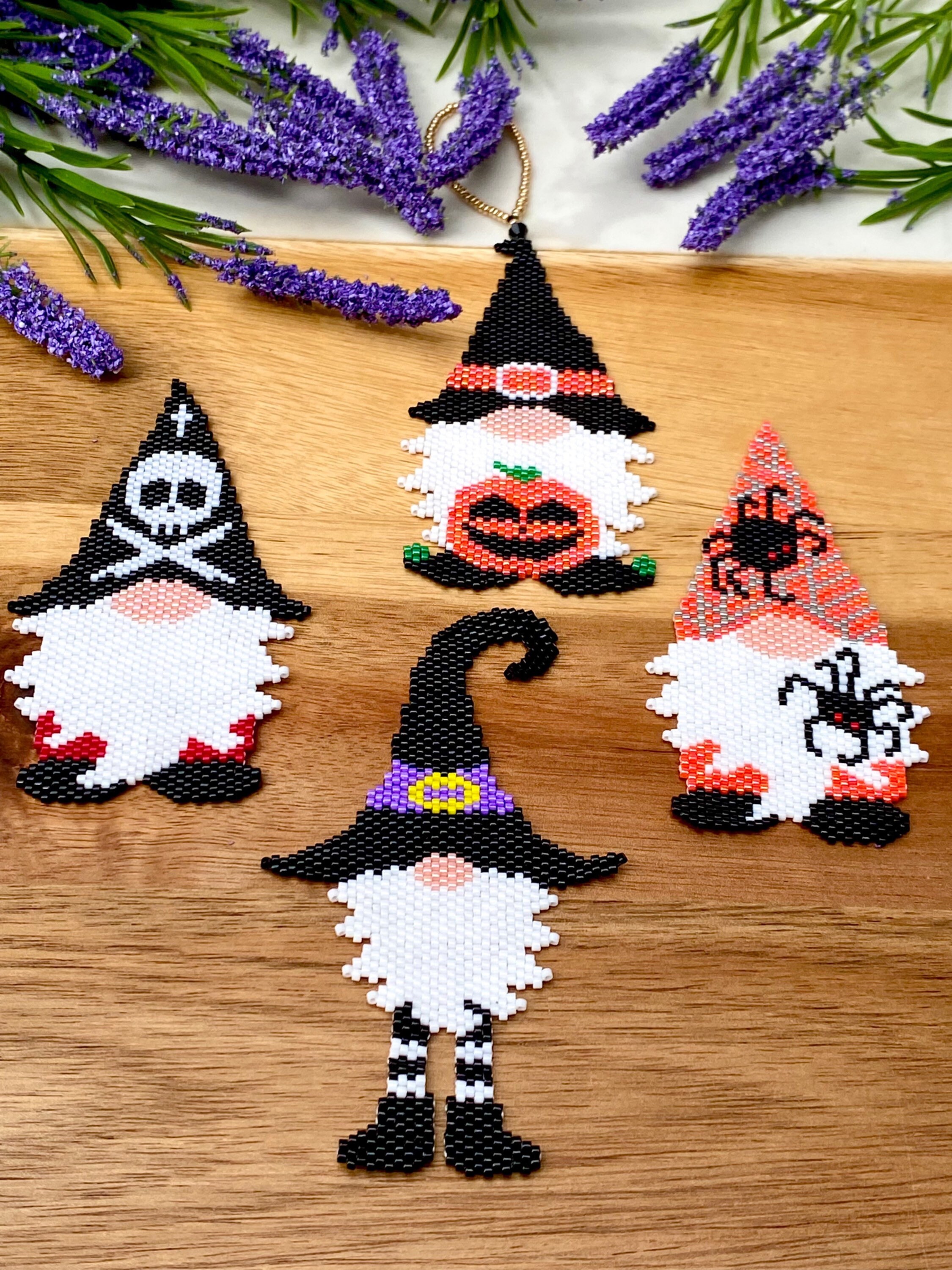 Beads with Bead Pen Kit - Spooky Pumpkin Patch Ghost Gnome with Silver –  Goody Beads