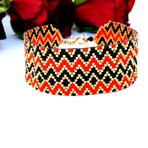 Peyote Bracelet Pattern Beading PATTERN Peyote Stitch Beaded Bracelet Beadwork Pattern Miyuki Delica Size 11 patterns seed bead bracelet