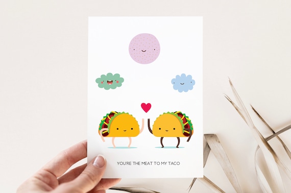 Favorite taco -Printed Card