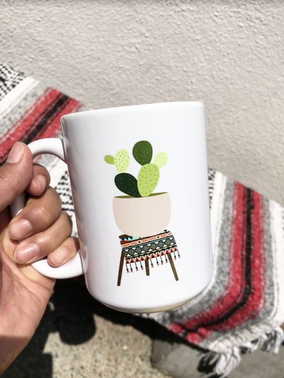 Bohemian Cactus coffee Mug