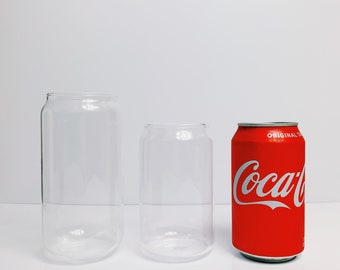 Coke can glass