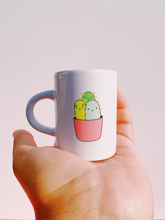 Mini cactus espresso mug 3 oz.