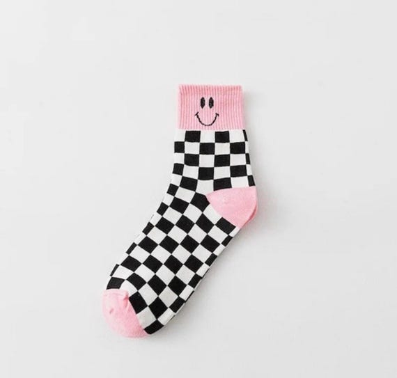 Smiley socks pair