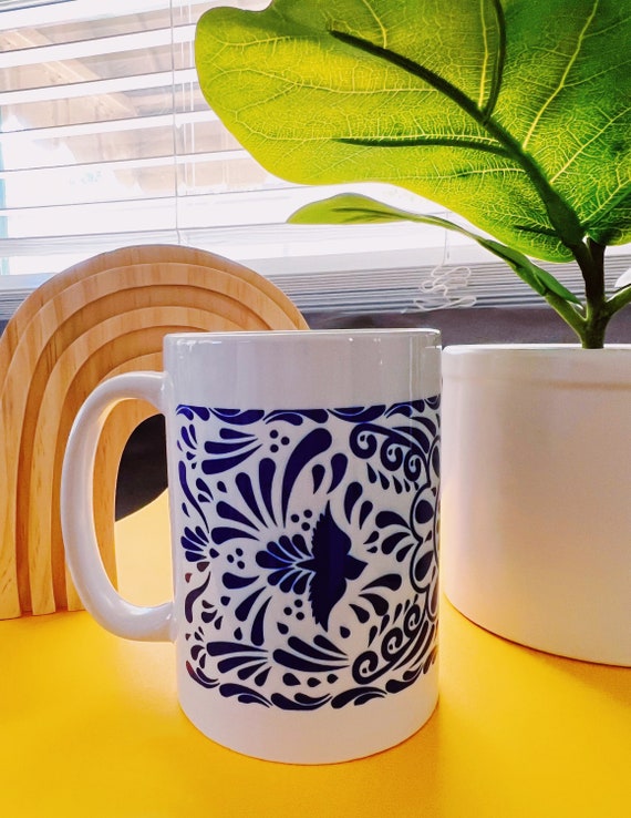 Talavera mexicana coffee mug/ Tacita de café