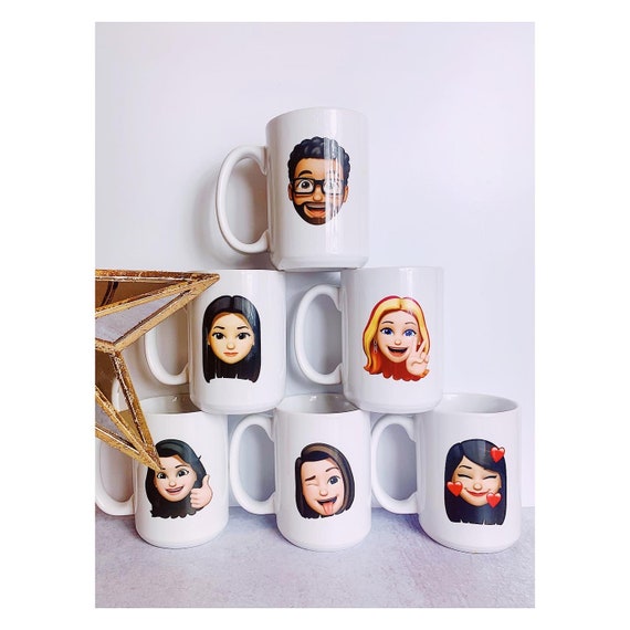 Custom Emoji Coffee mugs