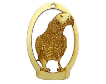 New 2020 Porcelain Moon and Back Parrot Christmas ornaments.