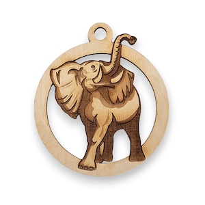 Personalized Lucky Elephant Ornament, Elephant Christmas Ornament, Lucky Elephant Gifts, Elephant Lover Gift, Unique Elephant Gifts