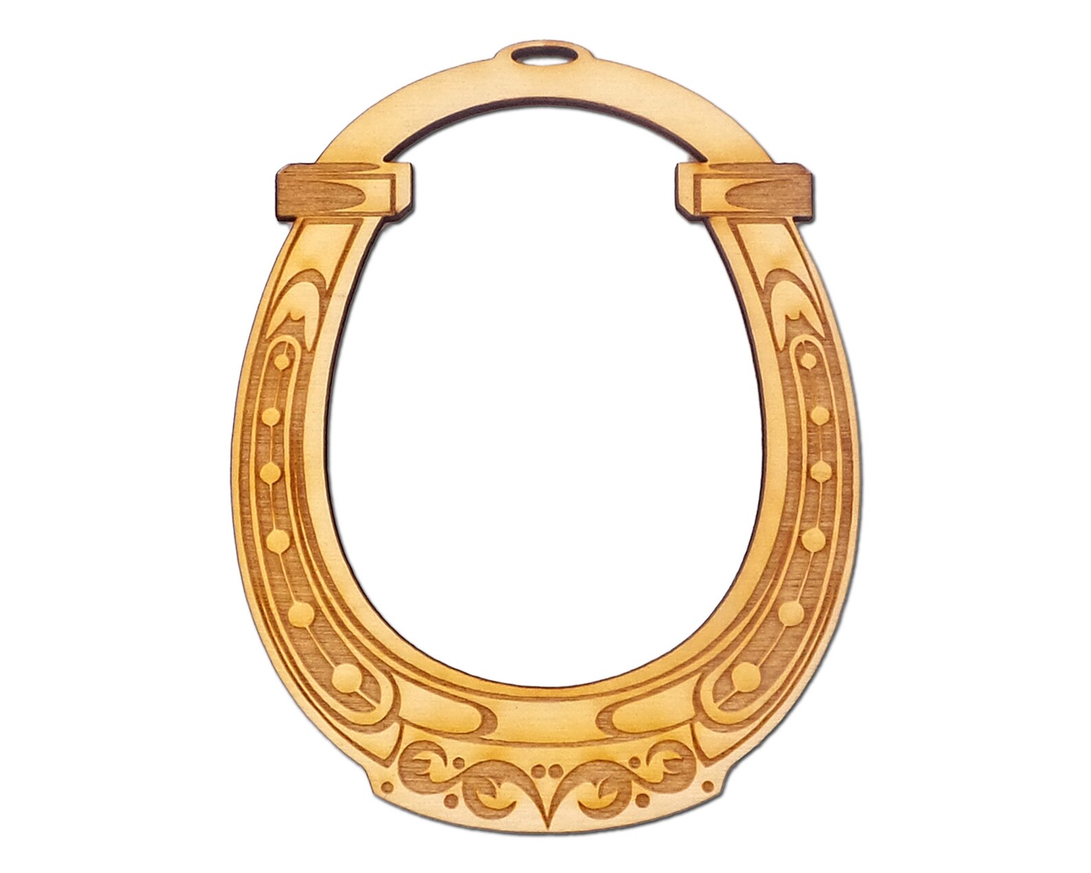 Personalized Horseshoe Ornament Horseshoe Ornaments Etsy