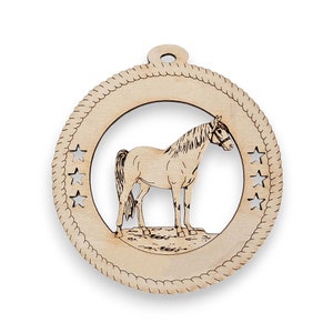 Personalized Horse Ornament - Horse Christmas Ornaments - Horse Decor - Horse Ornaments Christmas - Gift for Horse Lover