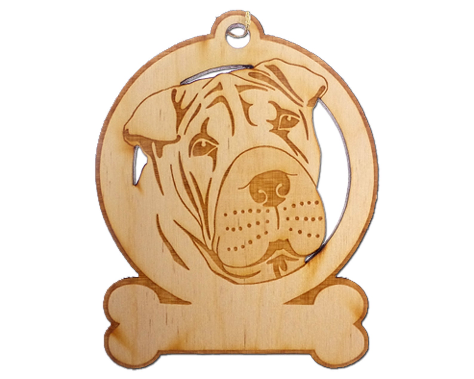 Personalized Shar Pei Ornament Shar Pei Gift Shar Pei Etsy