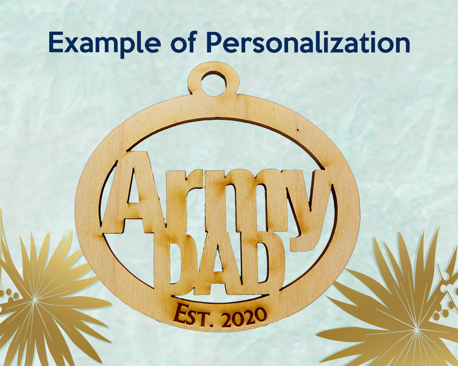 Personalized Army Dad Ornament US Army Ornaments Army Dad Etsy